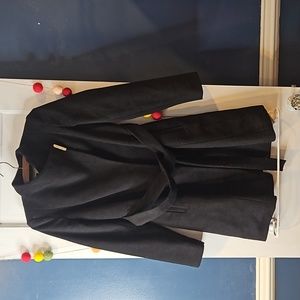 ⭐️Michael Michael Korrs Black pxxs wool black coat with gold branding